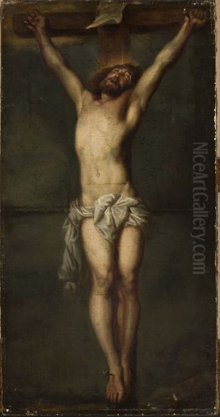 Christ on the cross Oil Painting by Anthony Van Dyck