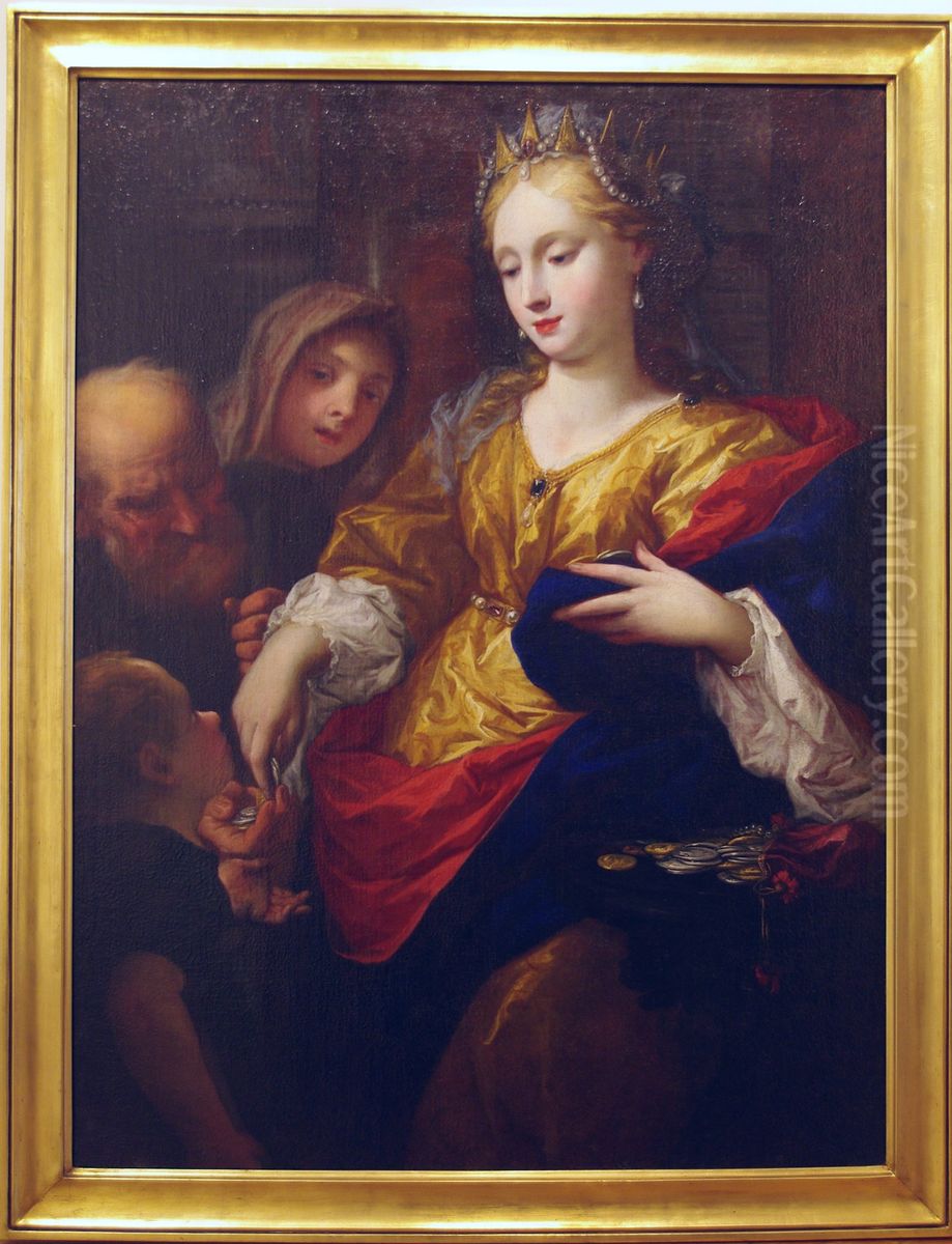 Saint Elizabeth Oil Painting by Szymon Czechowicz