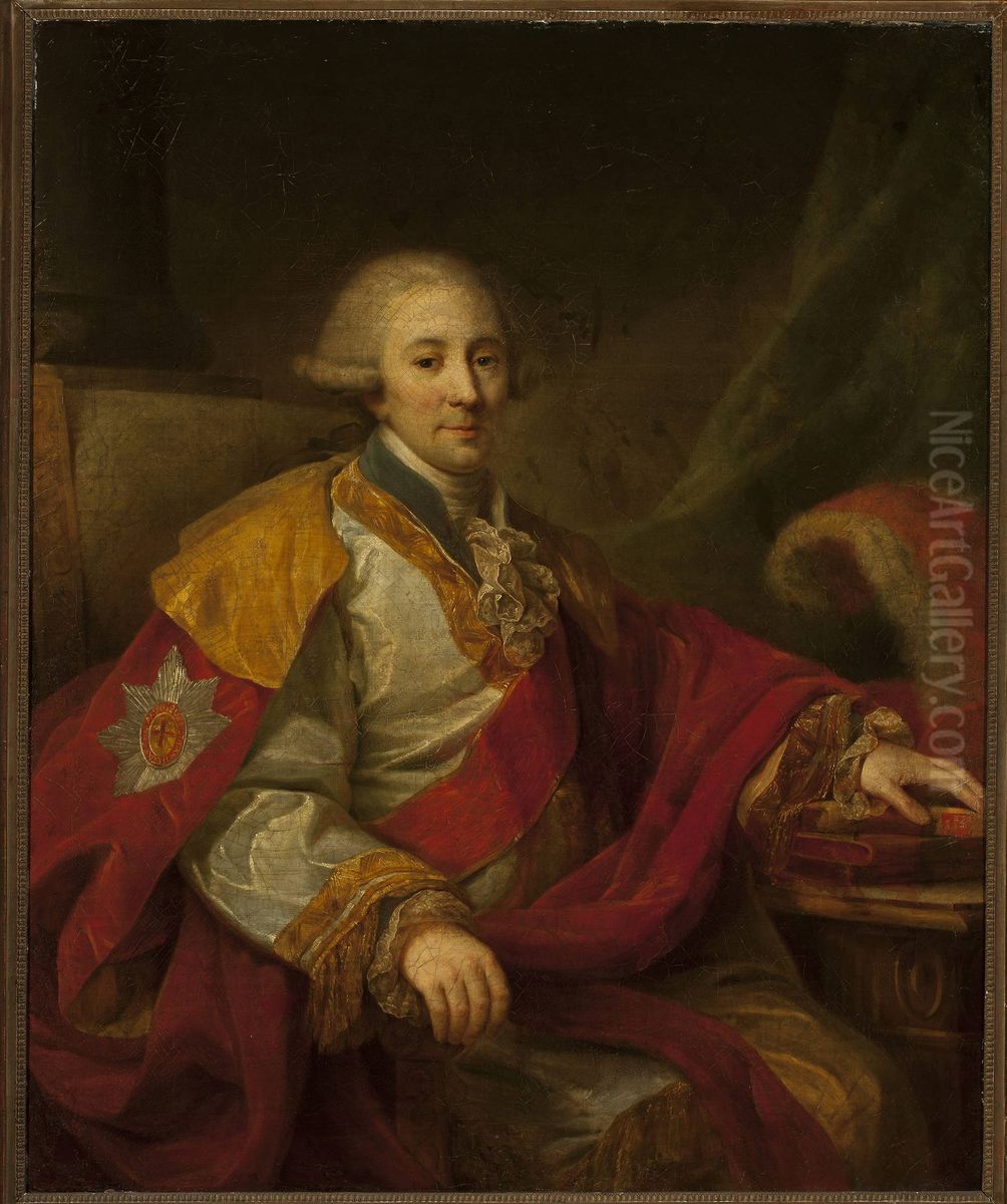 Portrait of a dignitary Oil Painting by Johann Baptist von Lampi the Elder Portrait of a dignitary Oil Painting by Johann Baptist von Lampi the Elder