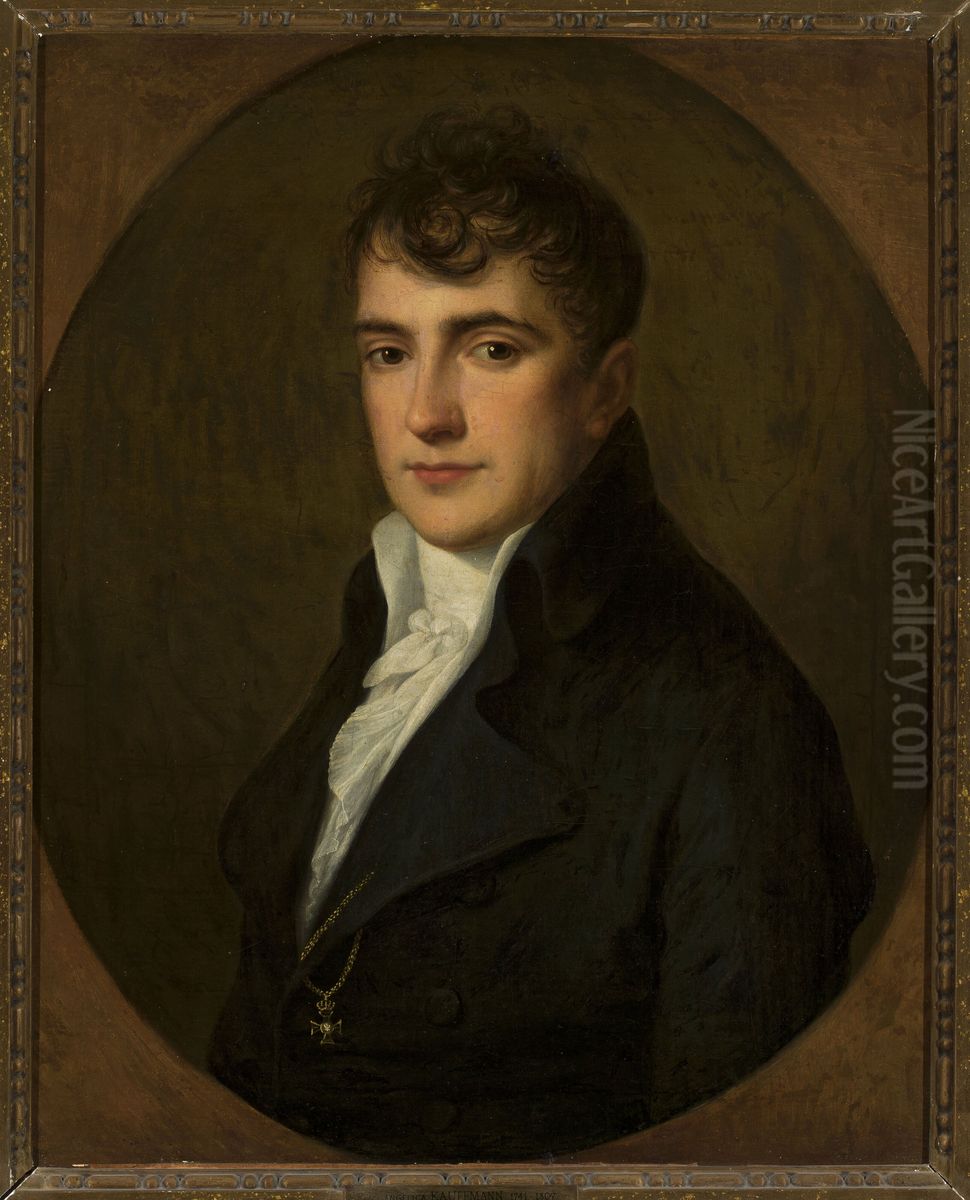 Portrait of Wojciech Mecinski Oil Painting by Angelica Kauffmann