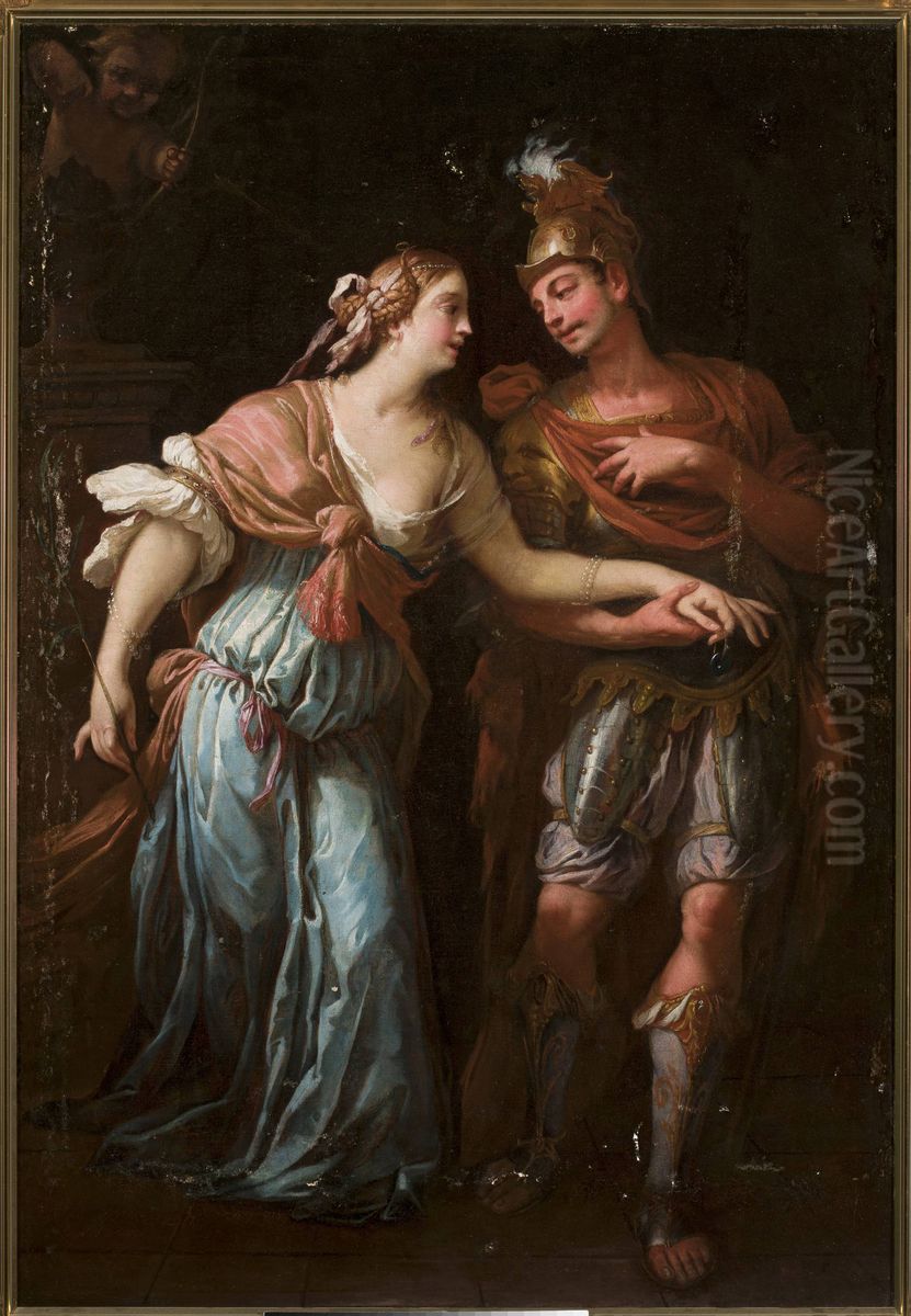 Venus and Mars Oil Painting by Franciszek Smuglewicz