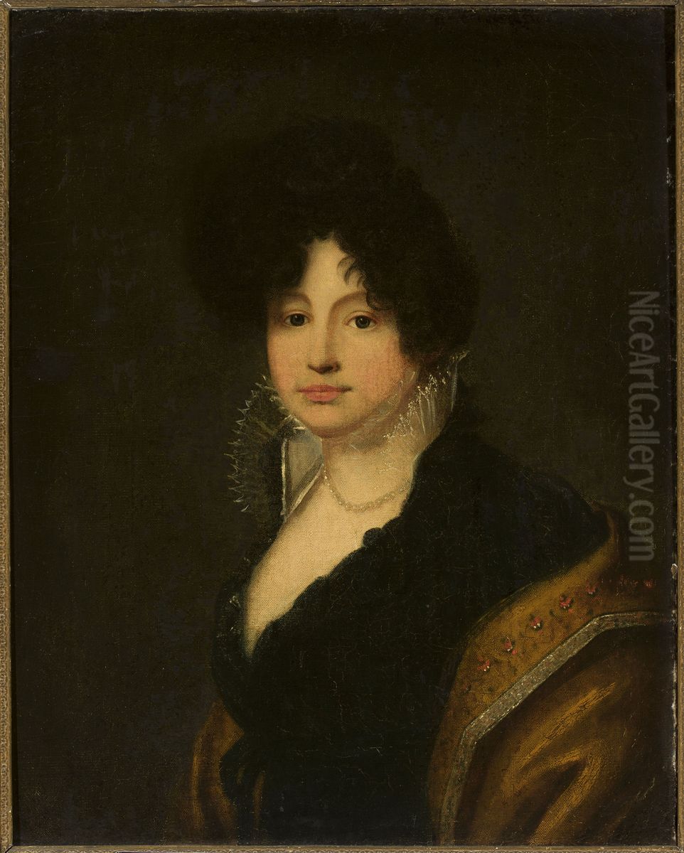 Portrait of Anastasia Shcherbatov Oil Painting by Orest Kiprensky