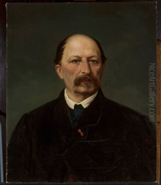 Portrait of Ksawery Branicki Oil Painting by Leon Kaplinski