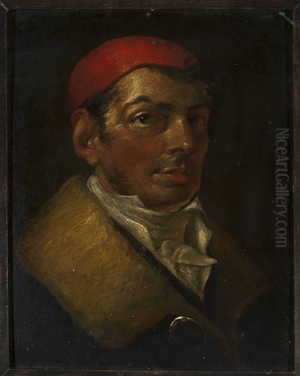 Self-portrait Oil Painting by Jan Rustem