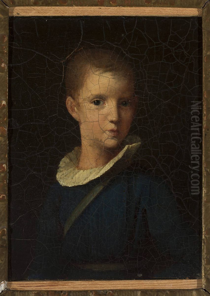 Childhood portrait of Artur Potocki Oil Painting by Wojciech Stattler