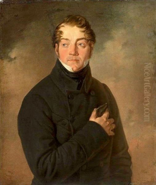 Portret Jeremiego Korybuta Woronieckiego Oil Painting by Aleksander Kokular