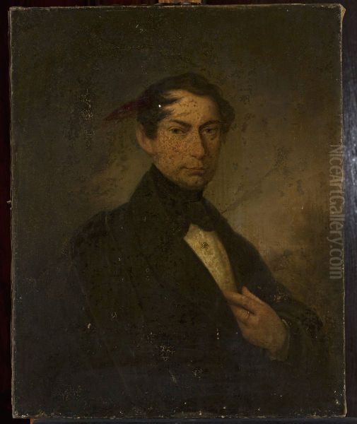 Portrait of Koronat Cyranski Oil Painting by Franciszek Ksawery Lampi