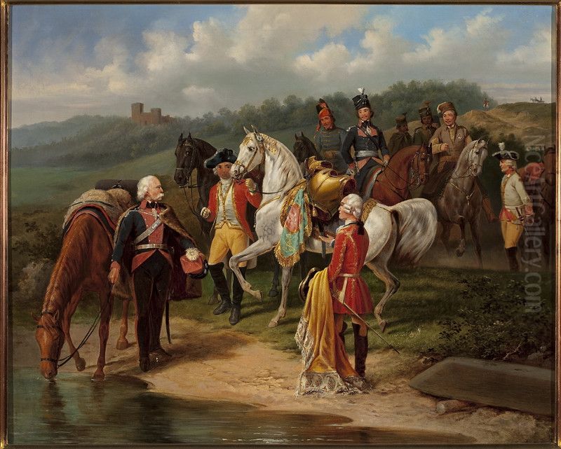 Mohort - royal gift Oil Painting by January Suchodolski