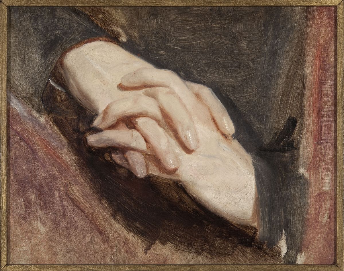 Study of the hands of Sigismund Augustus for the painting 