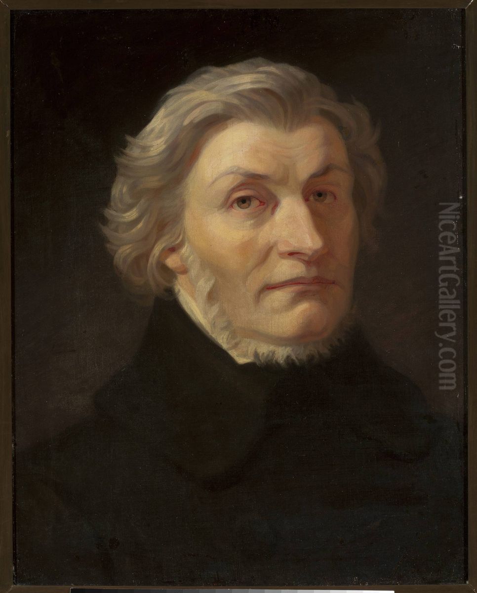 Portrait of Adam Mickiewicz Oil Painting by Zofia Szymanowska-Lenartowicz