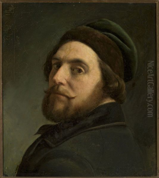 Male portrait Oil Painting by Artur Grottger
