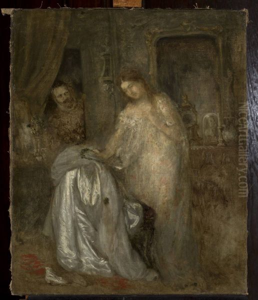 Wedding dress Oil Painting by Aleksander Kotsis