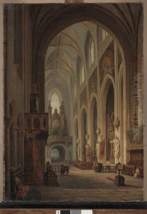 Interior of the Dominican Church in Krakow