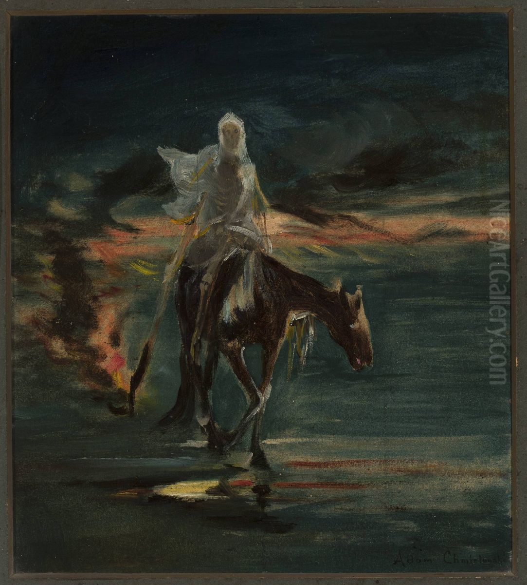 Death, central section of the triptych 