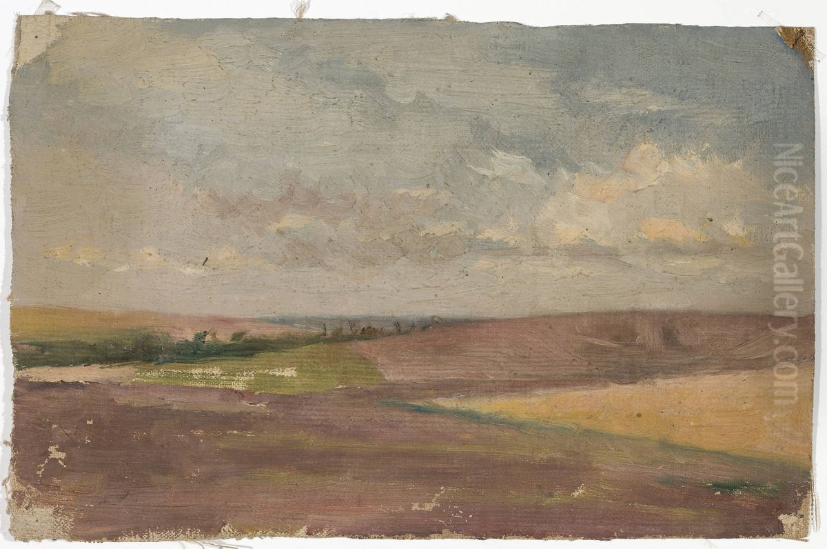 Polish landscape Oil Painting by Jan Ciaglinski