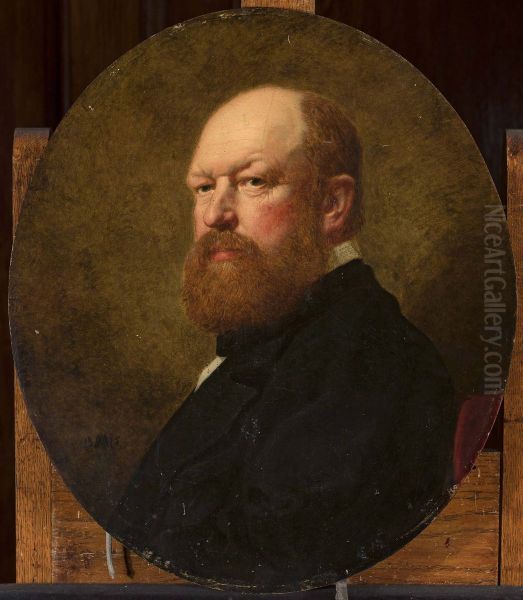 Portrait of Aleksander Branicki (1821-1877) Oil Painting by Andrzej Jerzy Mniszech