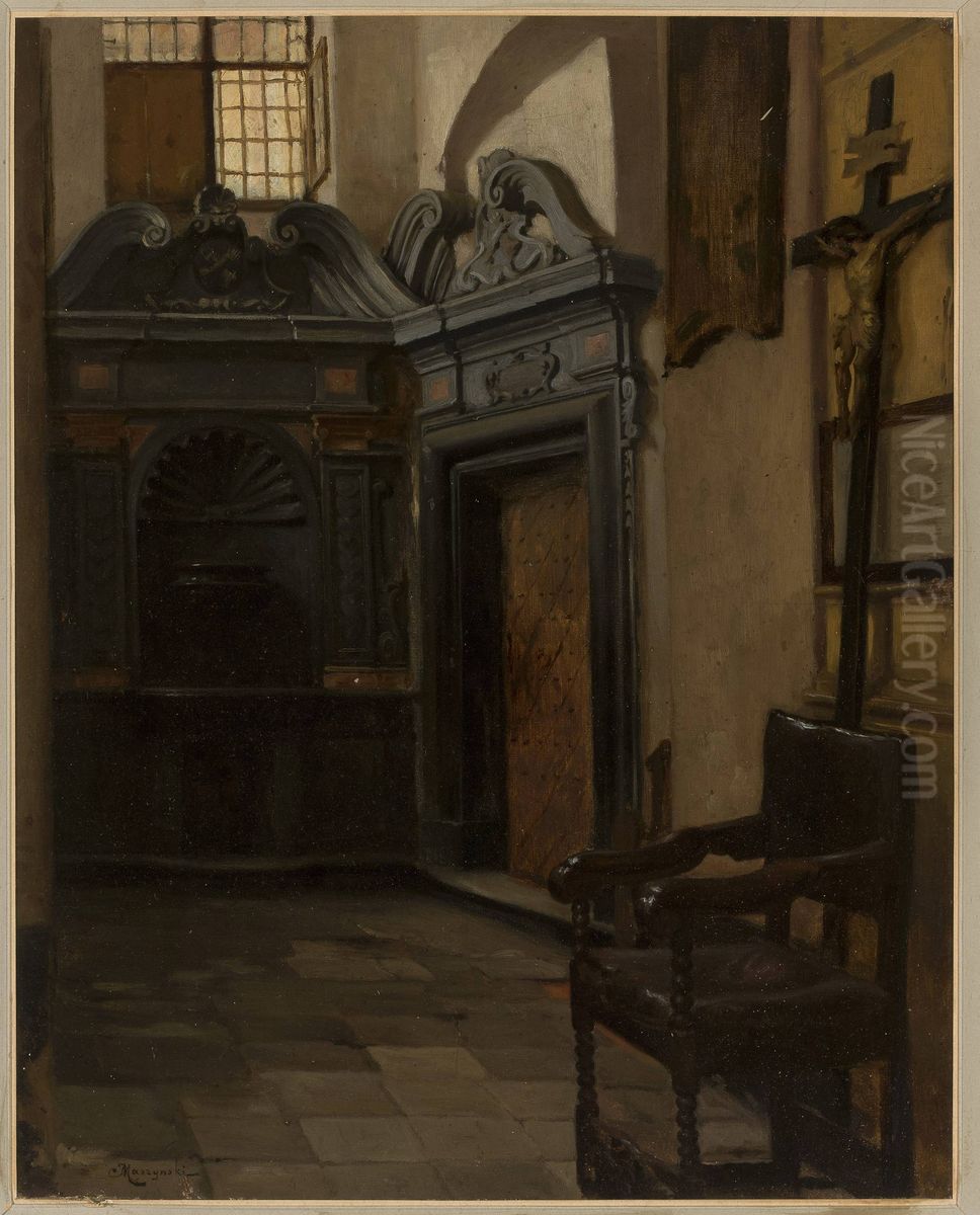 Sacristy Oil Painting by Julian Maszynski