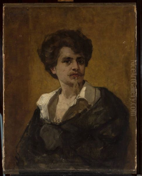 Self-portrait Oil Painting by Pantaleon Szyndler