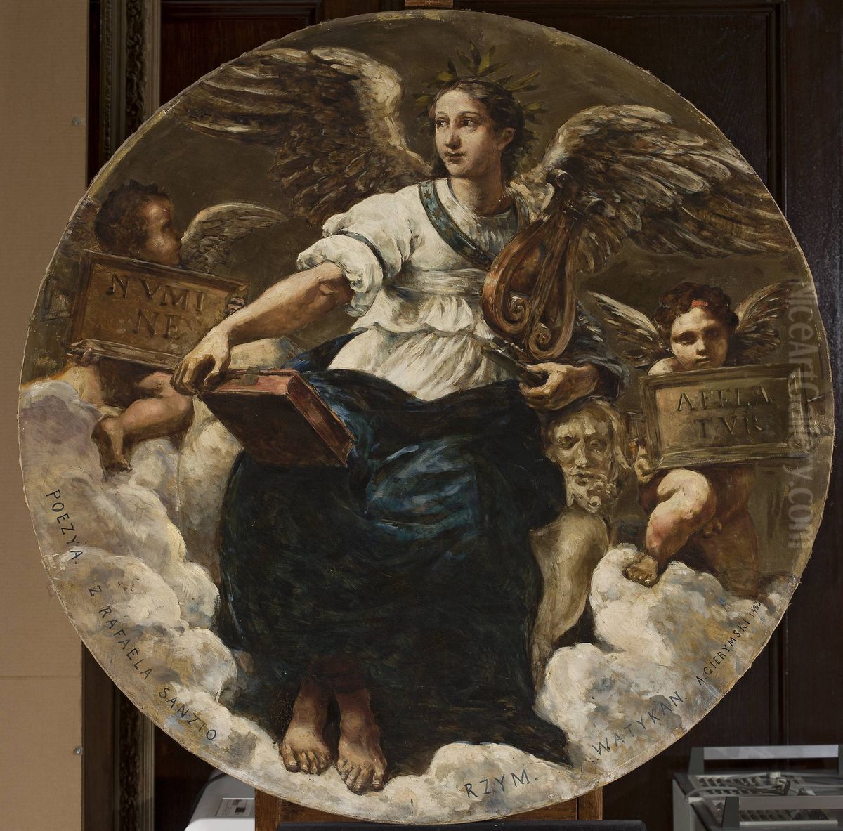 Poesie Oil Painting by Aleksander Gierymski