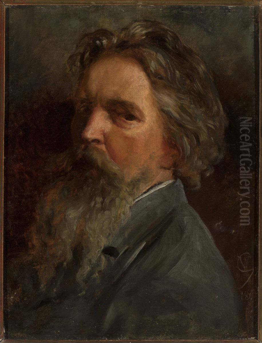 Self-portrait Oil Painting by Wojciech Gerson
