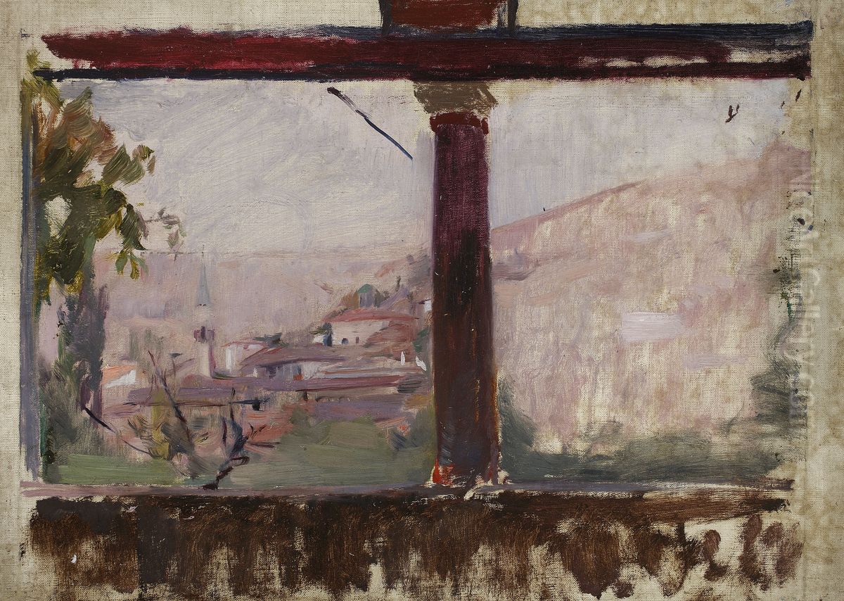 Summer house of Maria Potocka in Bakhchisaray. From the journey to Crimea Oil Painting by Jan Ciaglinski