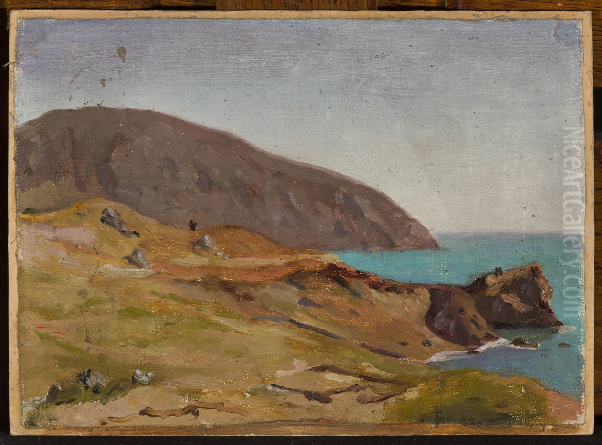 Sea view. From the journey to Crimea Oil Painting by Jan Ciaglinski