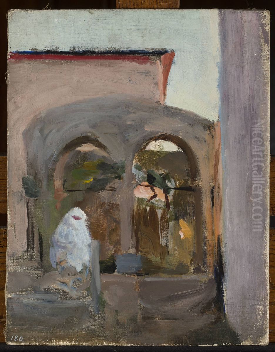 Bakhchisaray. From the journey to Crimea Oil Painting by Jan Ciaglinski