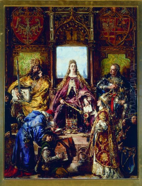 Founding of the Academy, 1361-1399-1400 AD, from the series 