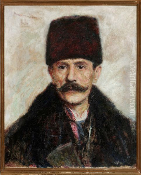 Portrait of Ostaszewski Oil Painting by Wladyslaw Podkowinski