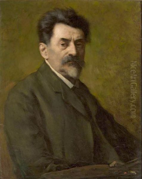 Autoportret Oil Painting by Stanislaw Heyman