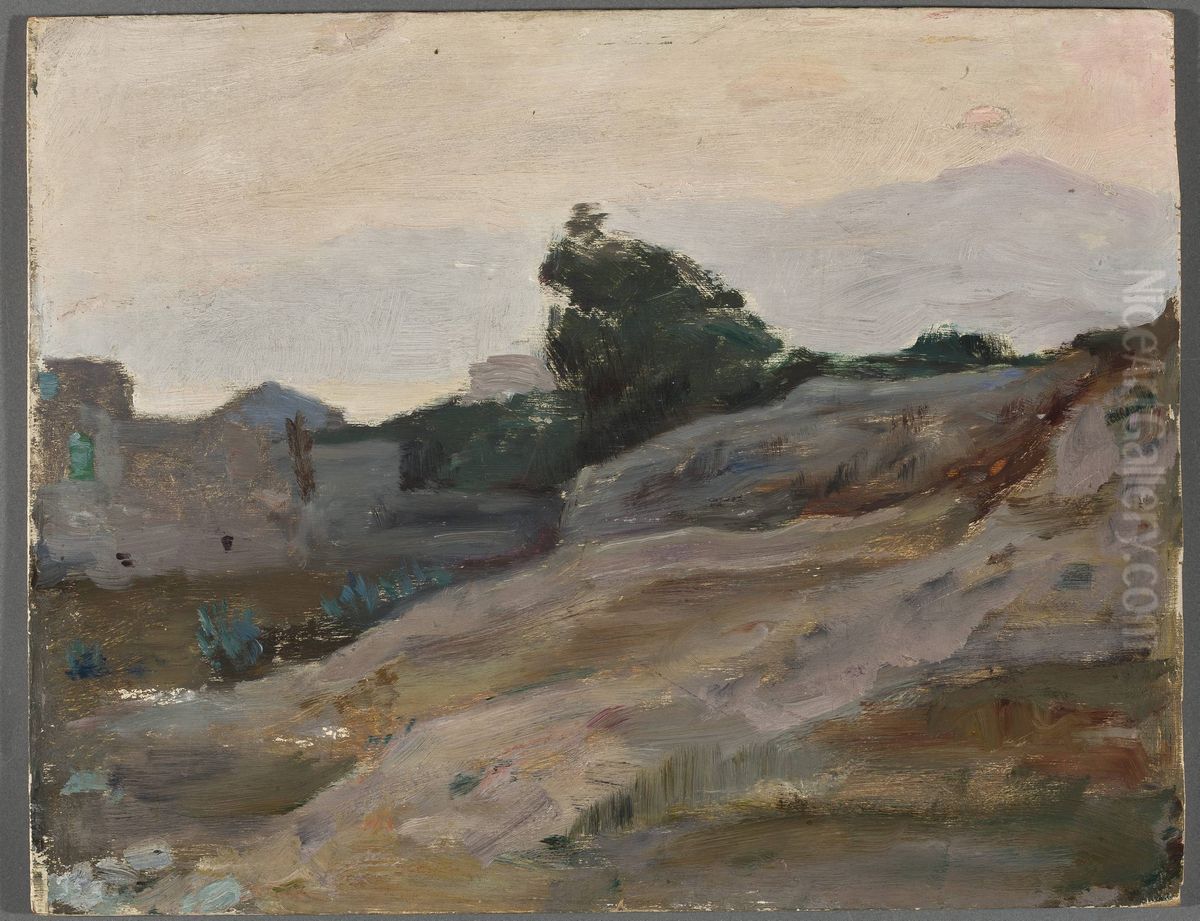 Bordighera. From the journey to Italy Oil Painting by Jan Ciaglinski