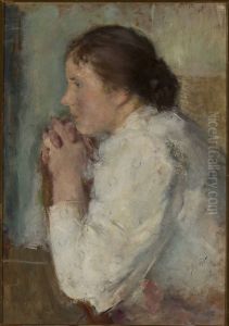 Portrait of a lady in profile