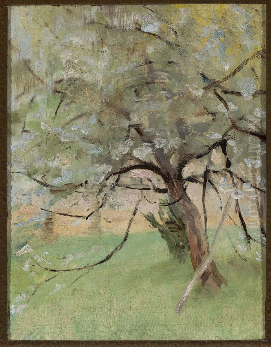 Apple tree Oil Painting by Jan Ciaglinski