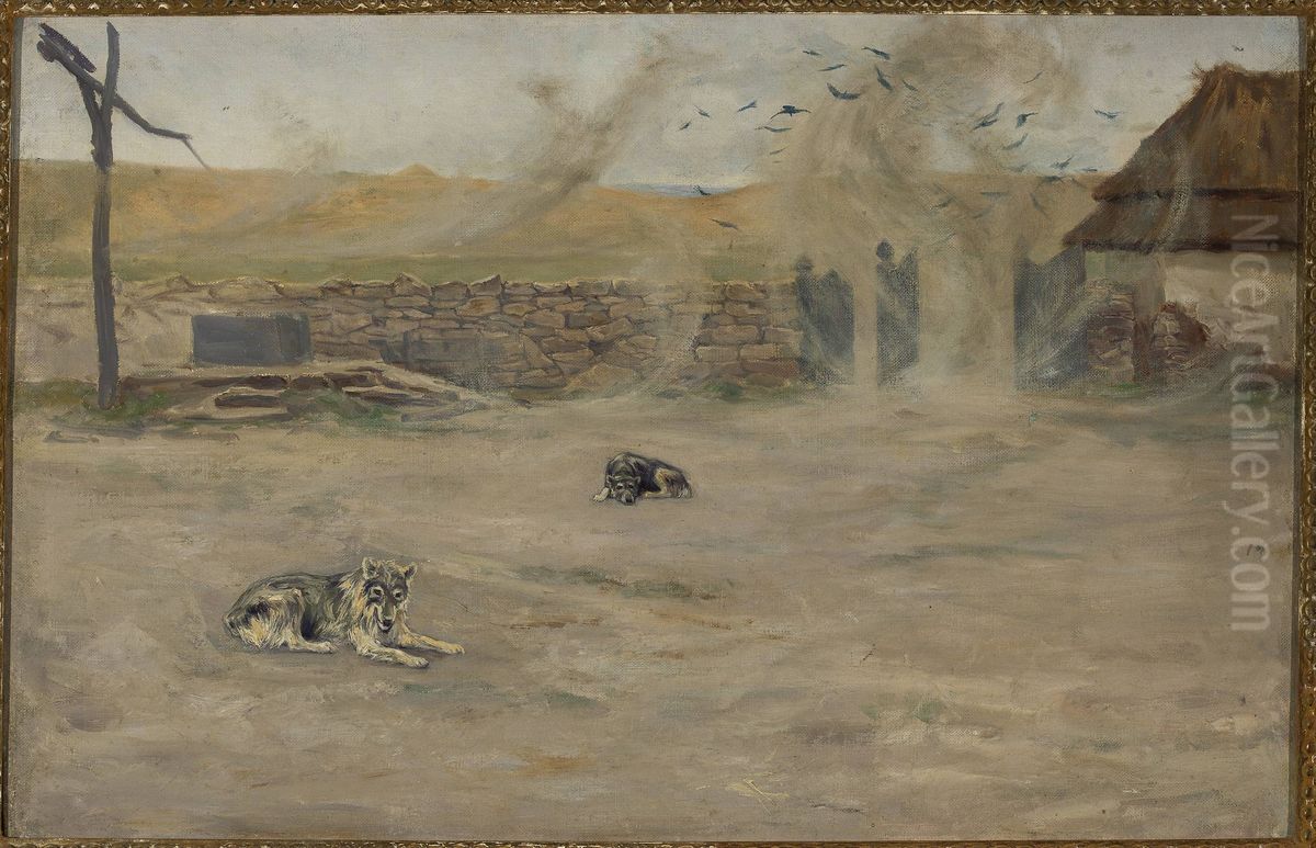 Spleen Oil Painting by Henryk Weyssenhoff