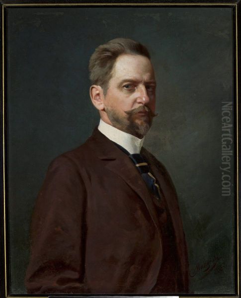 Self-portrait Oil Painting by Julian Maszynski