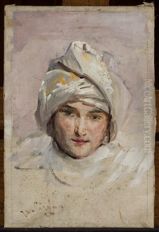 Study of the head for the painting 