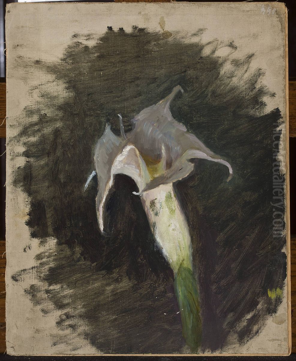 Flower Oil Painting by Jan Ciaglinski