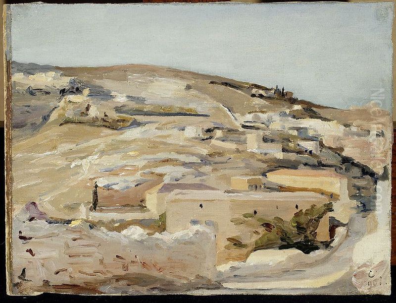 Nazareth. From the journey to Palestine Oil Painting by Jan Ciaglinski