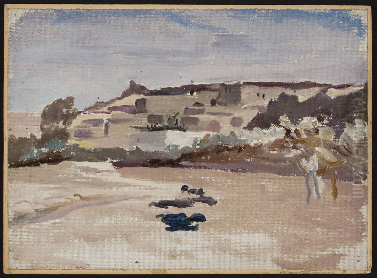 Cana of Galilee. From the journey to Palestine Oil Painting by Jan Ciaglinski