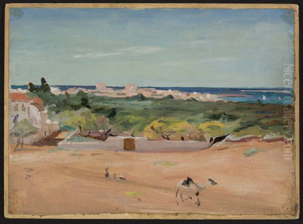 Tripoli in Syria. From the journey to Palestine Oil Painting by Jan Ciaglinski