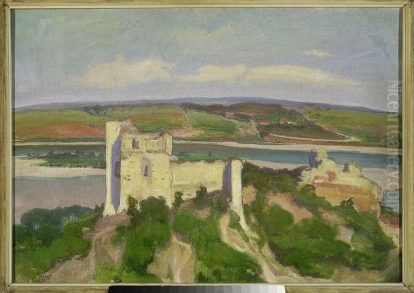 Landscape in Janowiec Oil Painting by Wladyslaw Slewinski