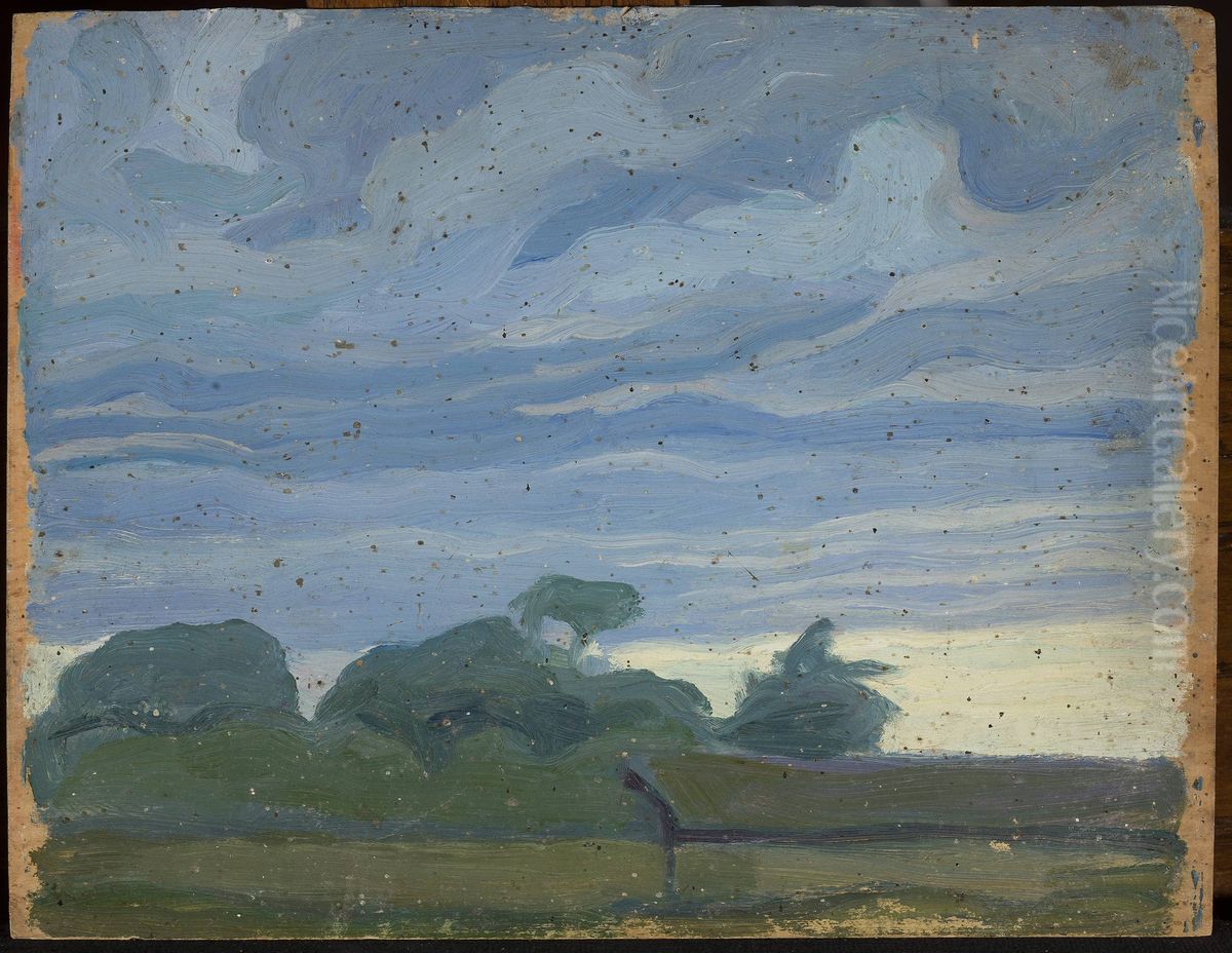 Landscape Oil Painting by Jan Rembowski