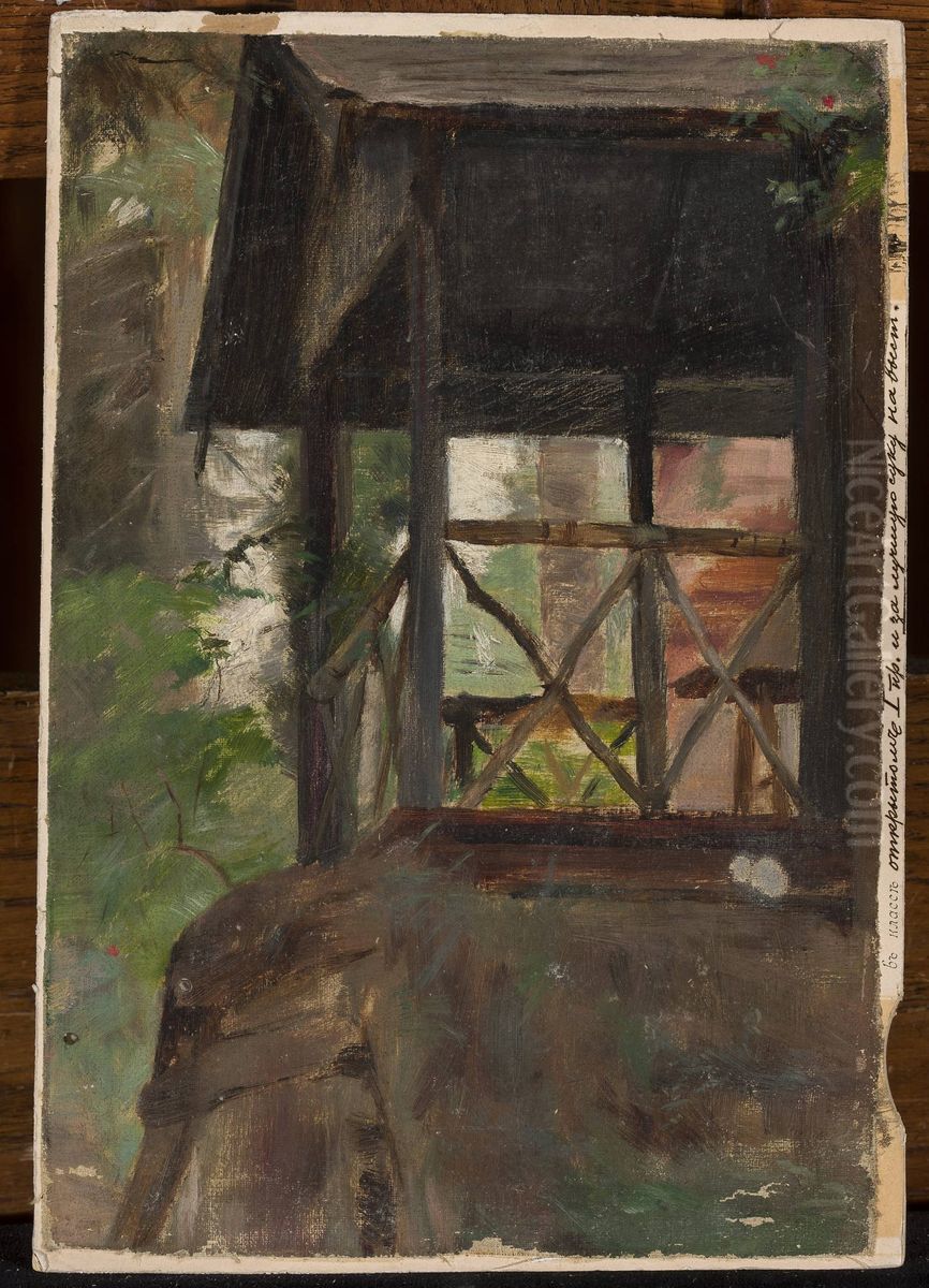 Starozylowska /?/. Study from the northern side Oil Painting by Jan Ciaglinski