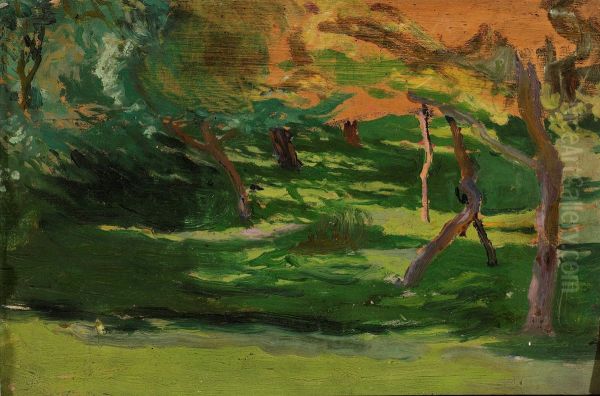 Landscape, sketch for 