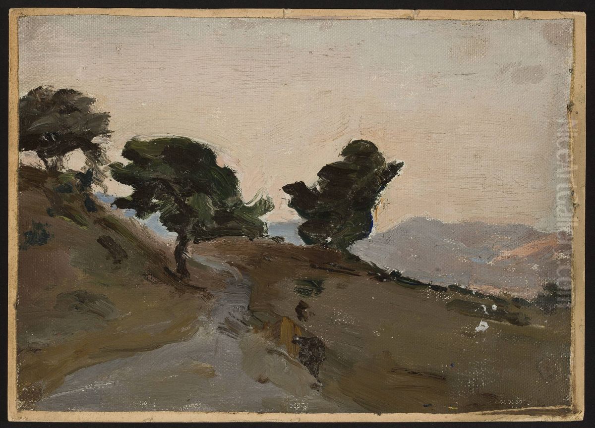 Olympia. From the journey to Greece Oil Painting by Jan Ciaglinski