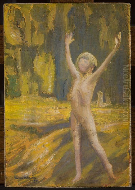 Nude Oil Painting by Leon Kaufmann