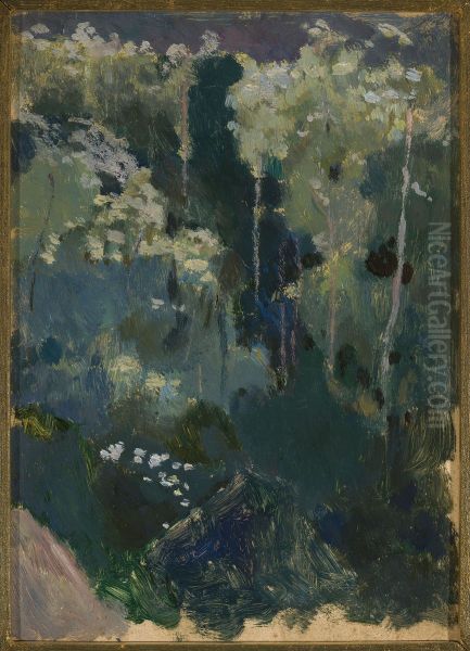 Thistles Oil Painting by Tadeusz Makowski