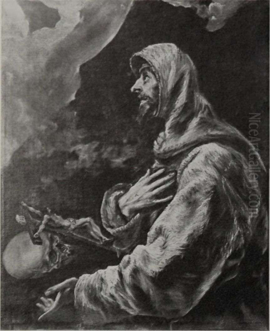 Saint Francis in Ecstasy Oil Painting by El Greco