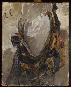 Study of drapery for the prostitute in the painting 
