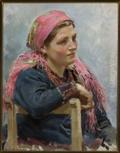 Study of a girl /Aniela Franczak/